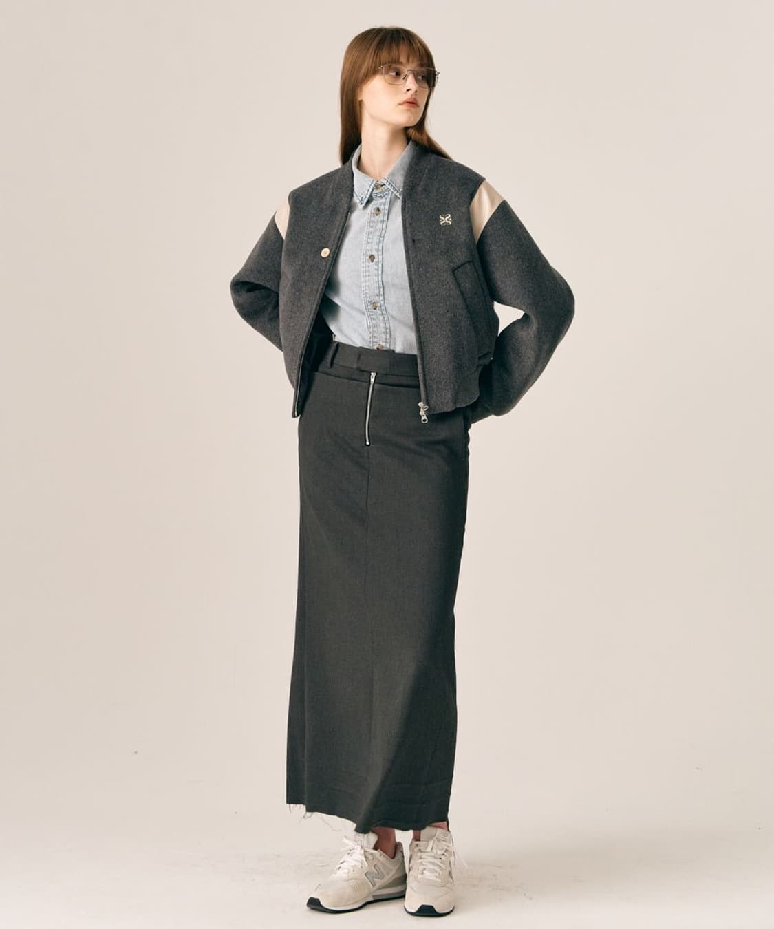 세터 SATUR 22fw 울 바시티 자켓 상품이미지2