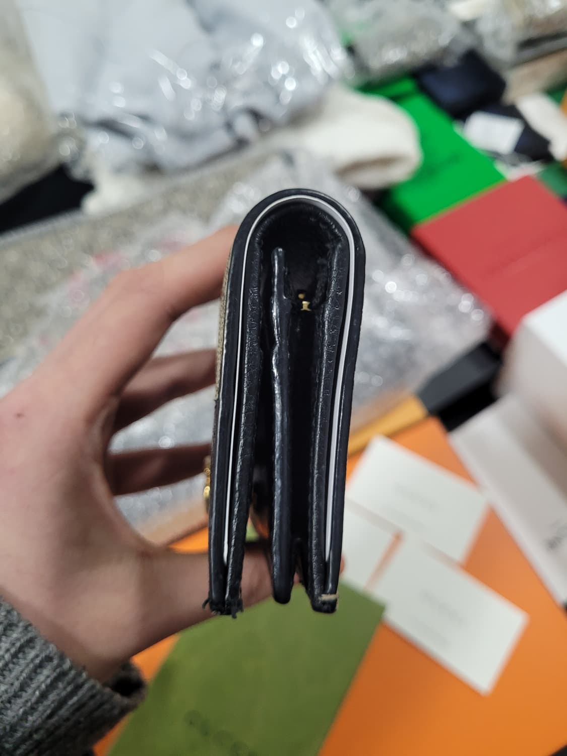 (새상품급) 구찌 GG 마몽 케이스 지갑 상품이미지4