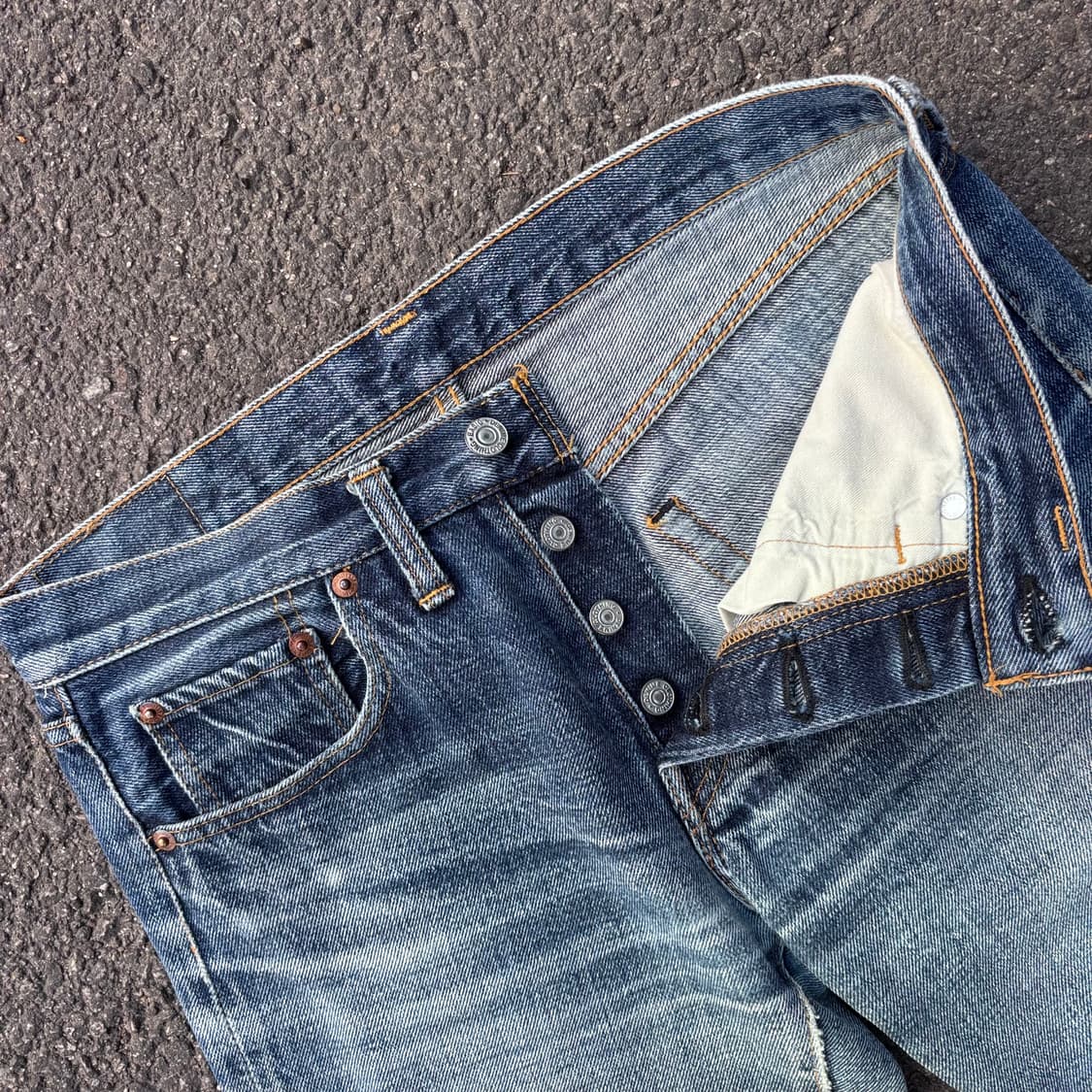 일본 드님 66타입 셀비지 데님 팬츠 상품이미지6