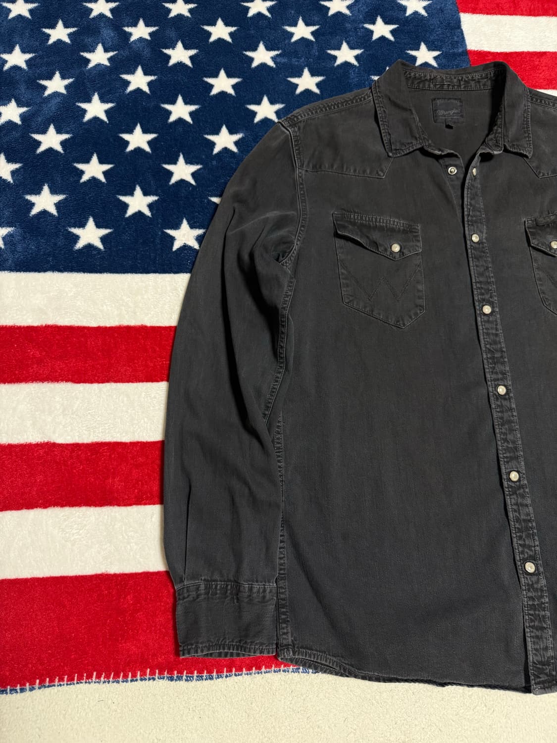 랭글러데님웨스턴셔츠 빈티지남방 wrangler western shirt 상품이미지2