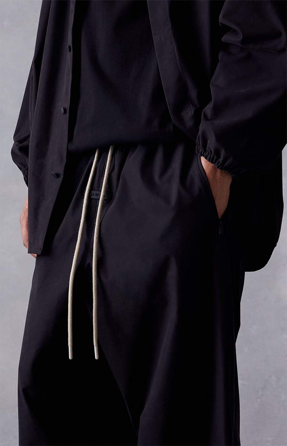 피어오브갓 에센셜 더 블랙 컬렉션 릴렉스드 팬츠 제트 블랙 M사이즈 상품이미지4