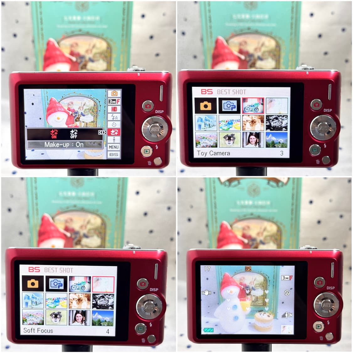 카시오 엑슬림 EX-ZS240 핑크(빈티지디카) 상품이미지6