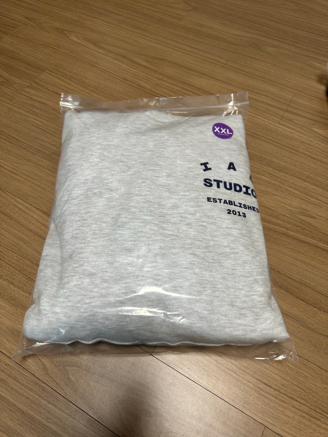 아이앱 스튜디오 25 후드 라이트 그레이 네이비 XXL 2XL 상품이미지3