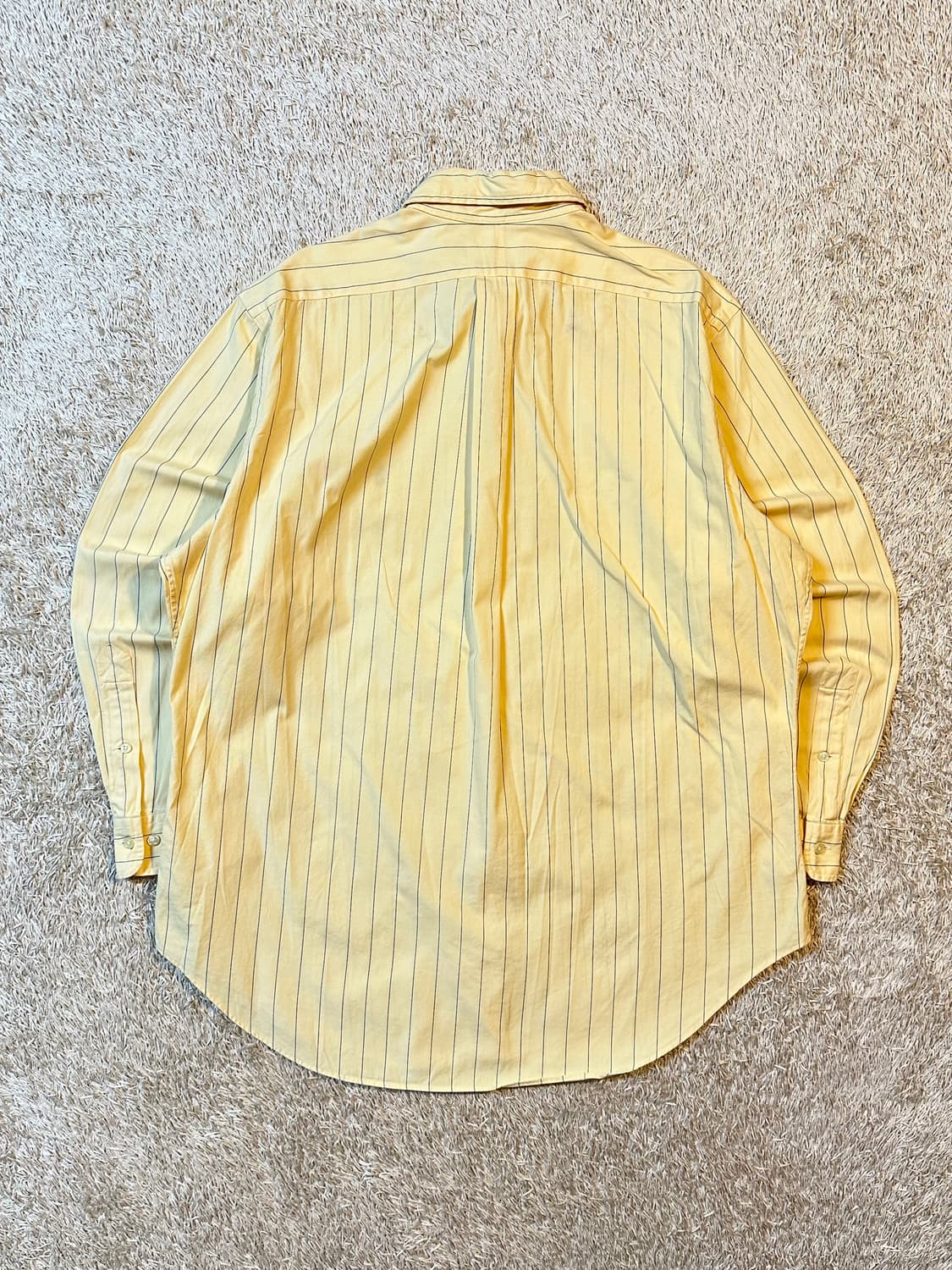 폴로 랄프로렌 클래식핏 블루포니 스트라이프 셔츠 레몬 상품이미지3