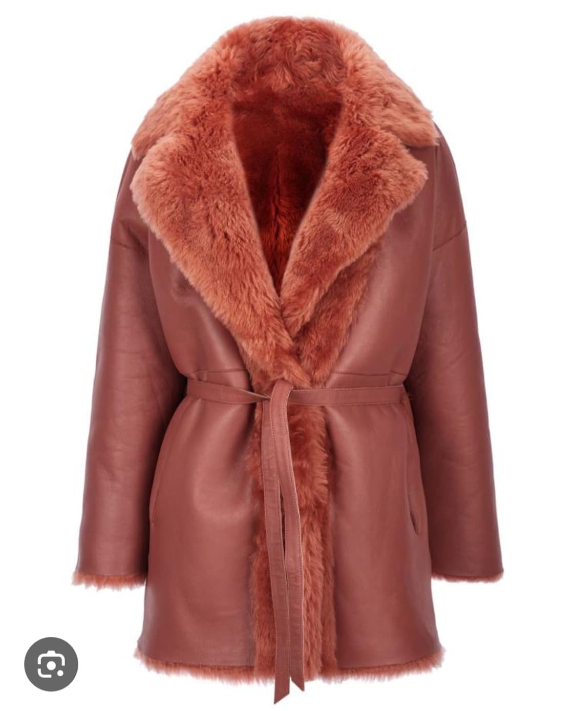 새상품 바네사브루노 아떼 양가죽 양면 무스탕 상품이미지1