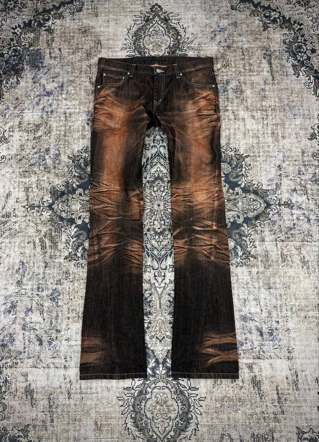 Tornado mart brown washed bootscut jeans 상품이미지1