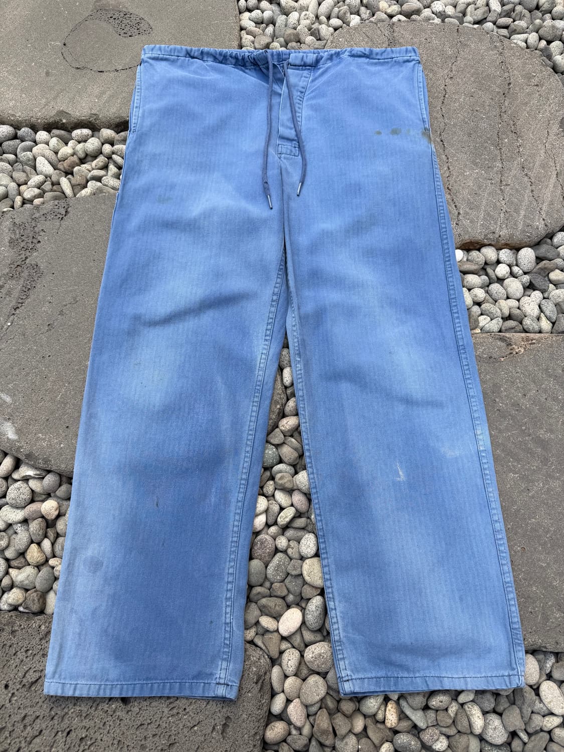HARD FADED 70s HBT WASHED 헤링본트윌 프렌치워크팬츠 상품이미지1