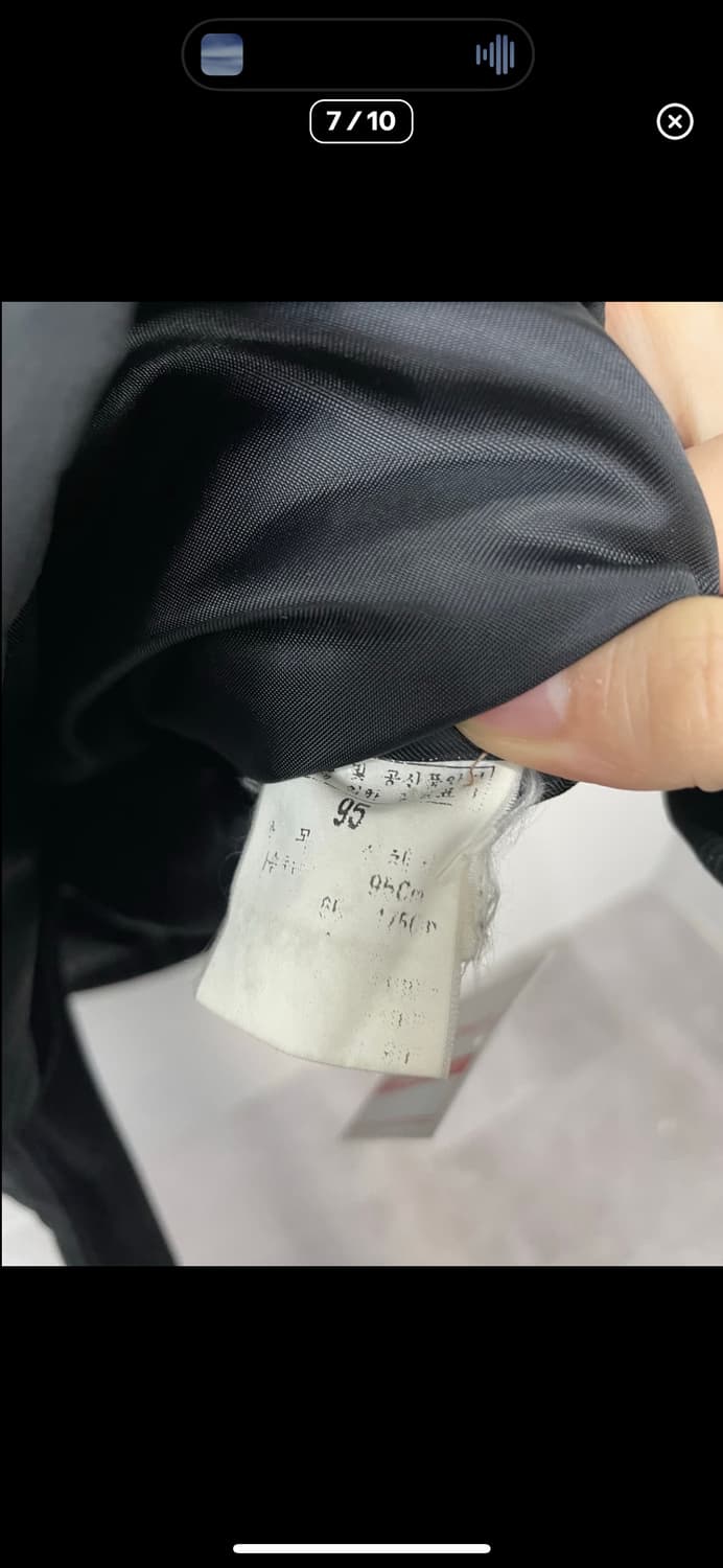 입생로랑 내피 패디드 블랙자켓 A3364 상품이미지7