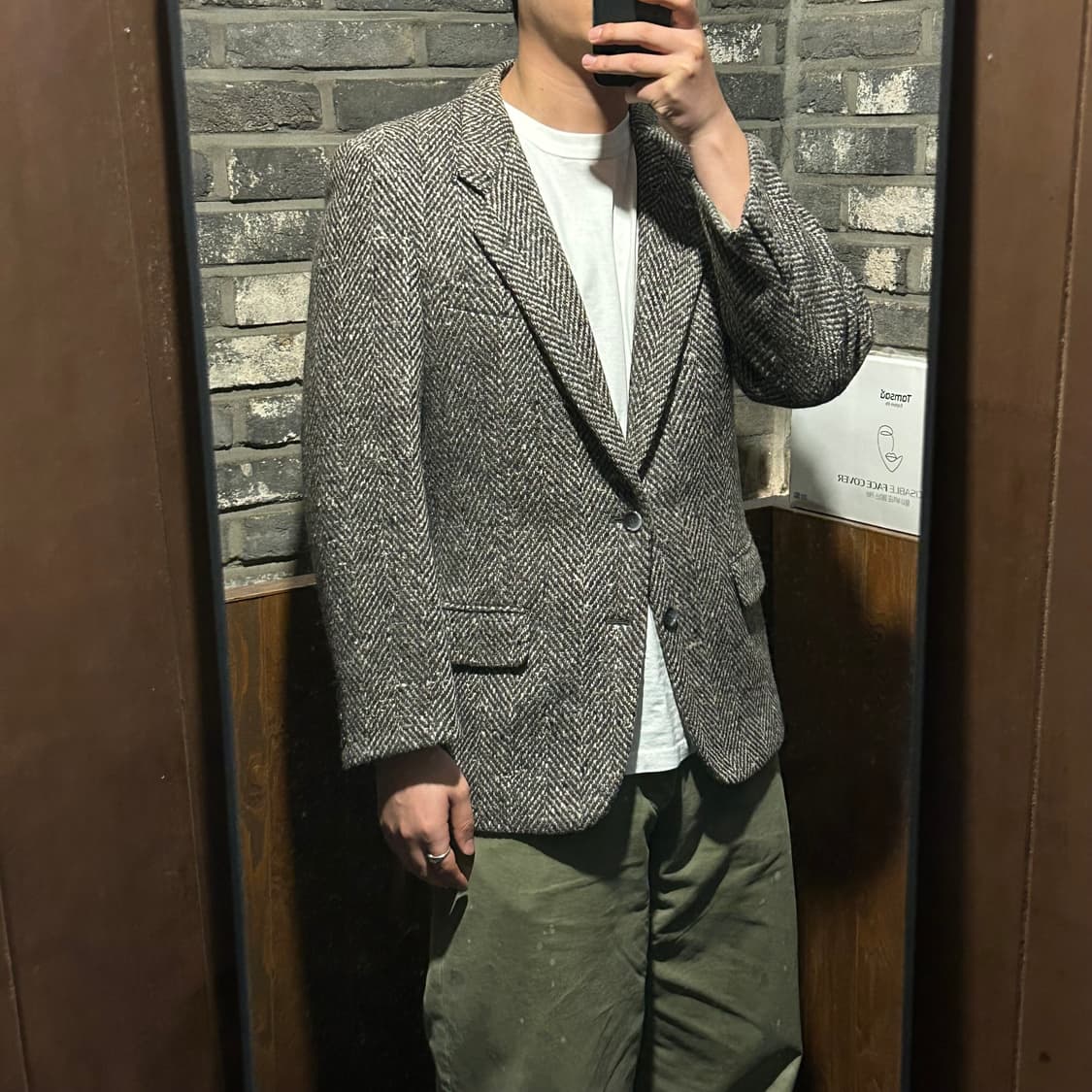 L) 폴 스미스 런던 x McNutt 도네갈 헤링본 트위드 자켓 상품이미지8