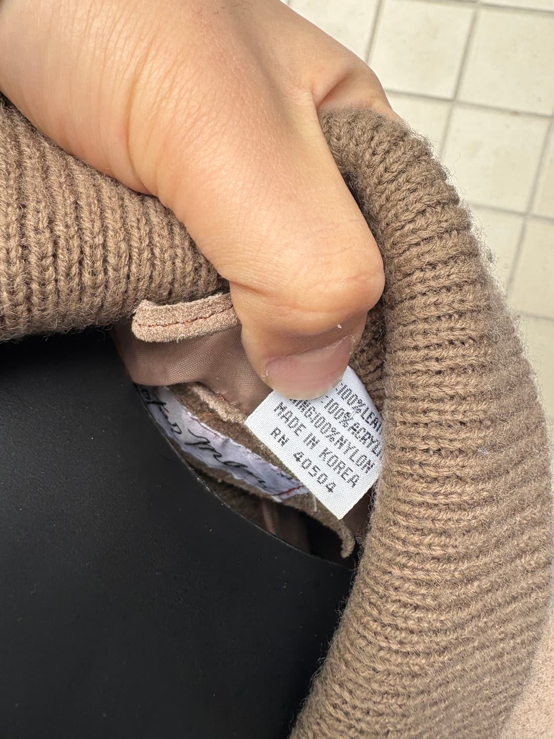 70‘s 스웨이드 패널 가디건 상품이미지3