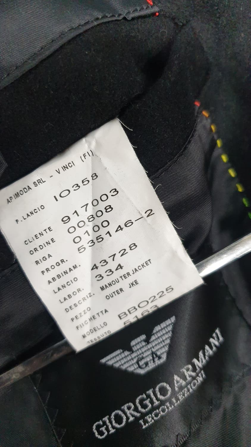 정품 조르지오 아르마니 캐시미어 100%코트 48 상품이미지4
