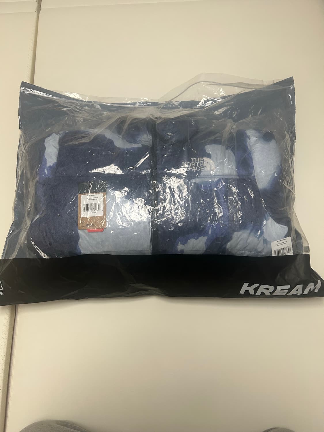 [L]슈프림x노스페이스 블리치드 데님 눕시 상품이미지2