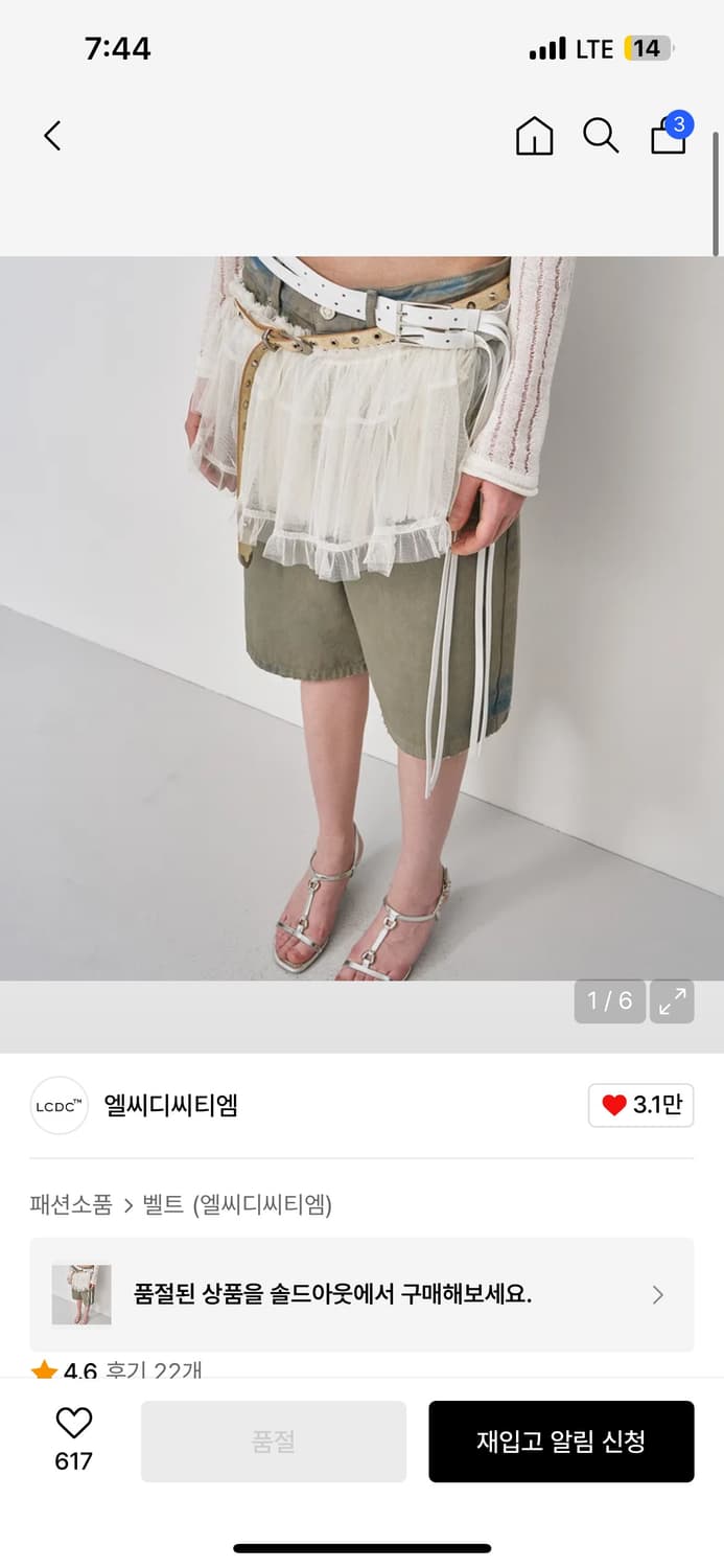 Lcdc tm mesh belt 상품이미지2