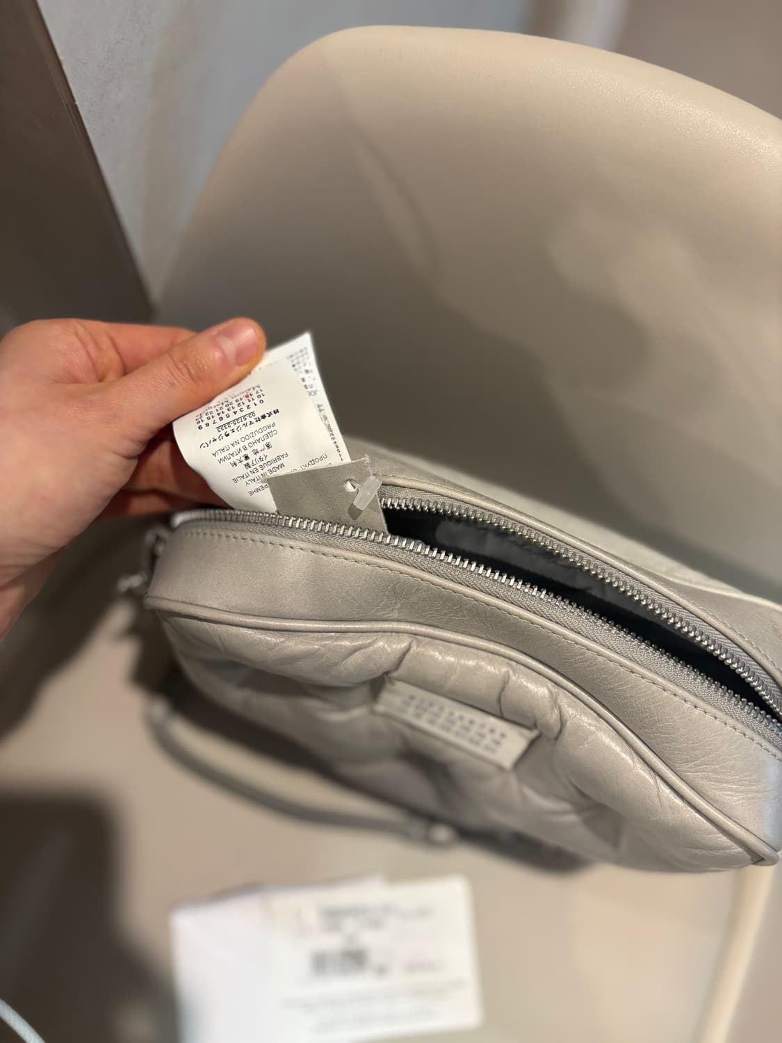 메종메르지엘라 글램슬램 크로스백 그레이 상품이미지6