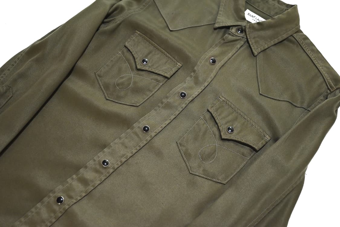 Saint Laurent 2017 lyocell western shirt 상품이미지2