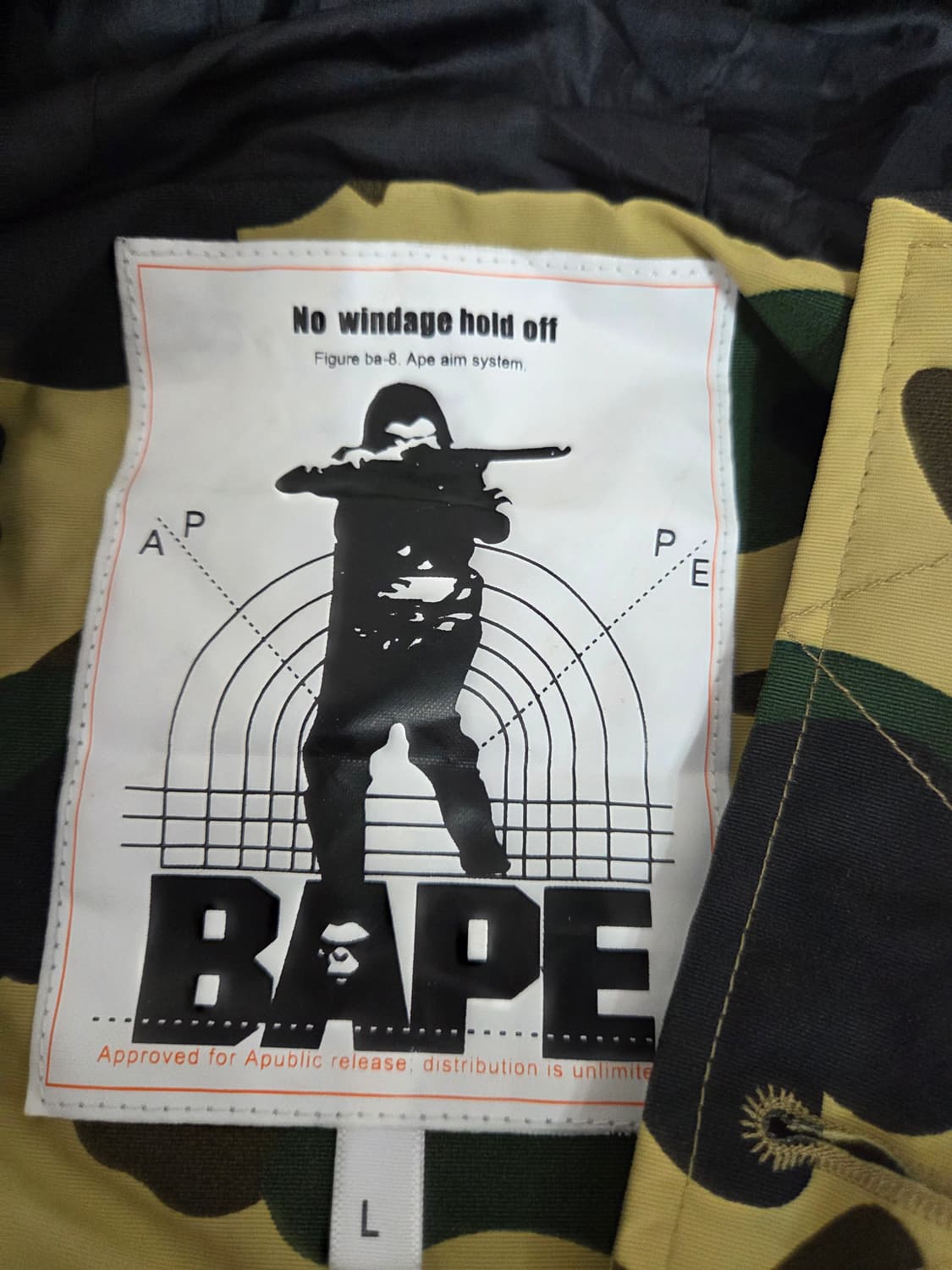 BAPE 카모 자켓 L 새상품 상품이미지4