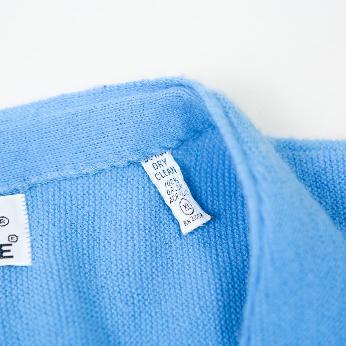 70s IZOD 라코스테 아크릴 가디건 스카이블루 상품이미지4