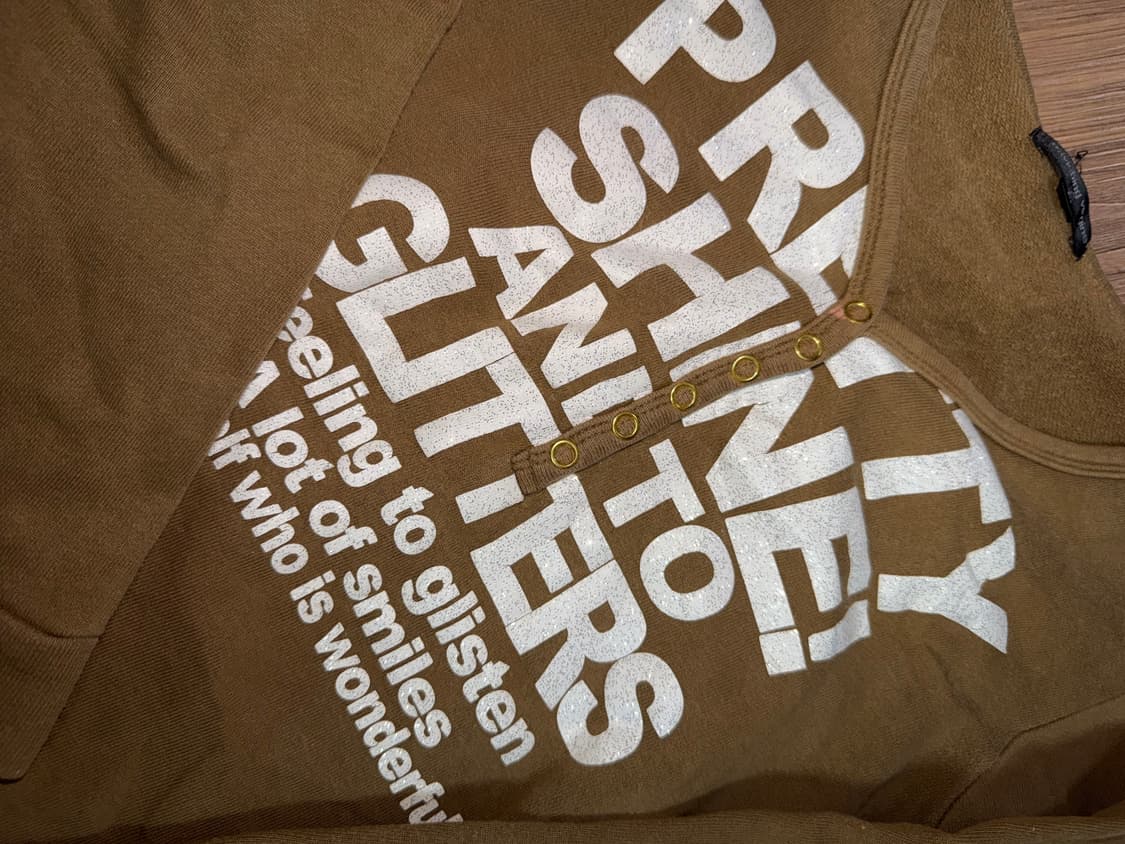 y2k 빈티지 브이넥 티셔츠 상품이미지1