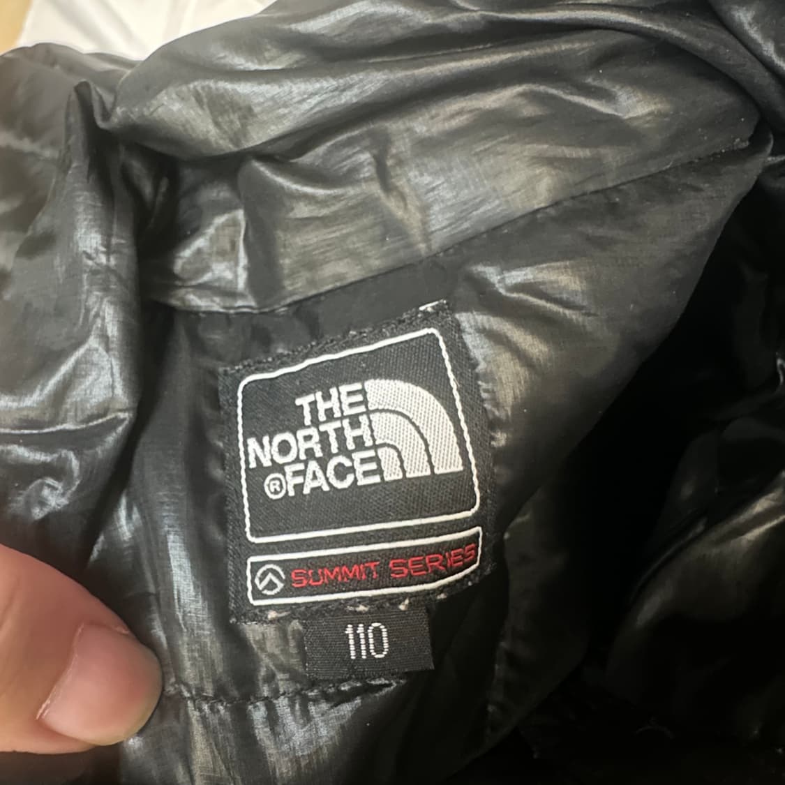 노스페이스 800 서밋시리즈 블랙경량패딩 110 상품이미지3
