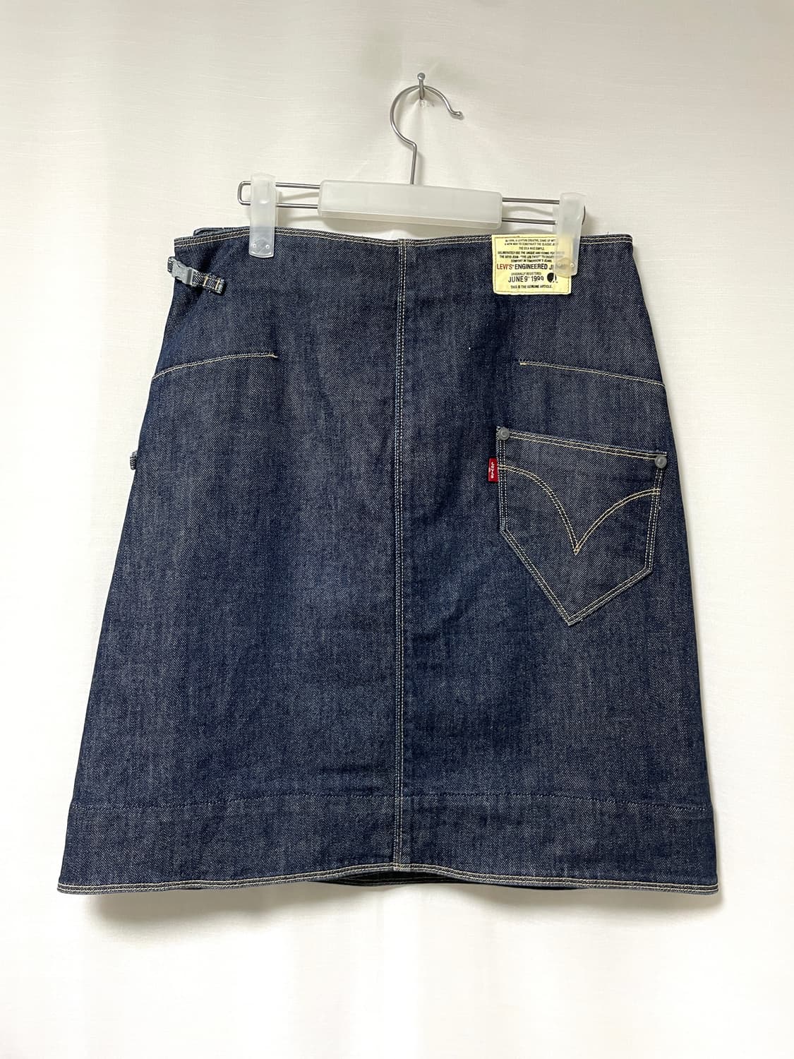 Levis 리바이스 엔지니어드진 아메카지 랩 데님 스커트 청치마 상품이미지2
