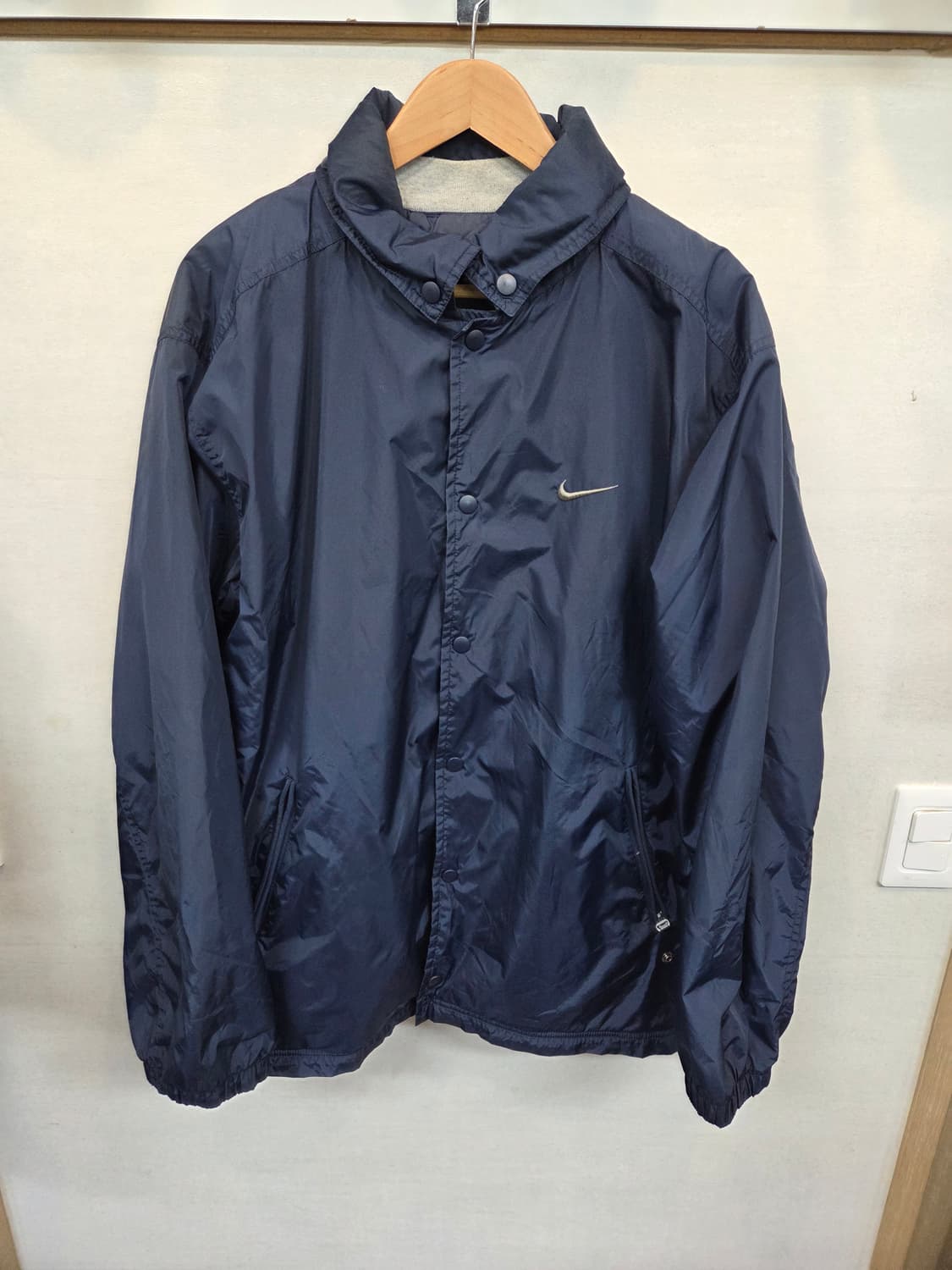 나이키 올드스쿨 빈티지 퀄팅조끼 분리형 후드 자켓 xl 상품이미지1