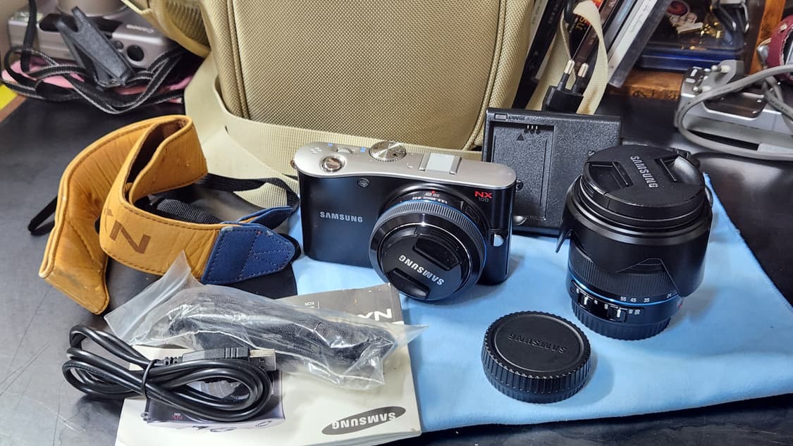 삼성 NX100 빈티지 디카 + 20mm + 20-55mm 상품이미지10