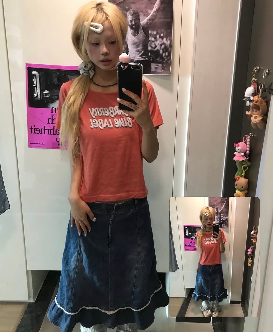 Burberry blue label tee 상품이미지3