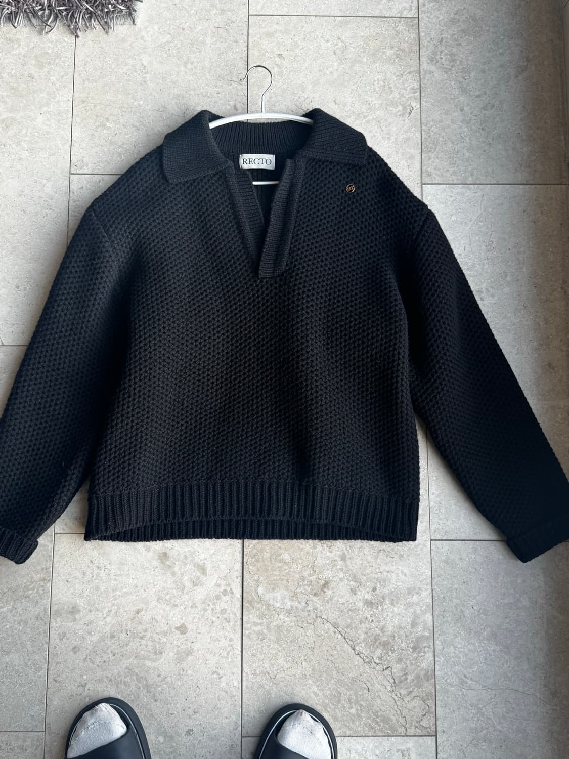 렉토 청키 케이블 니트 M 상품이미지1