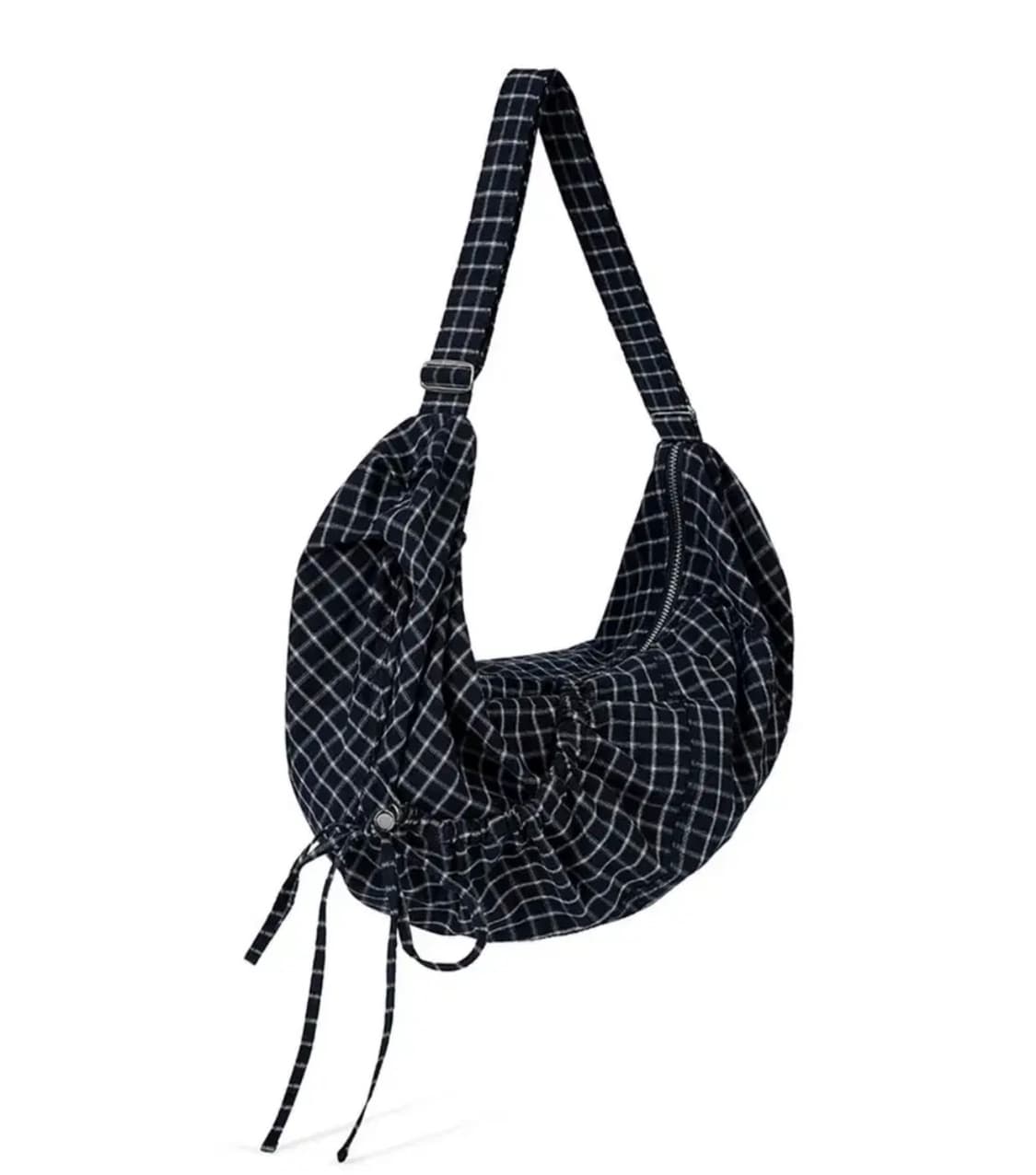 페넥 가방 LASSIE BAG - CHECK NAVY 상품이미지1