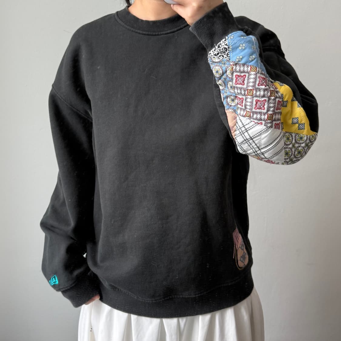 [XL] 뉴에라 블랙 맨투맨 상품이미지2