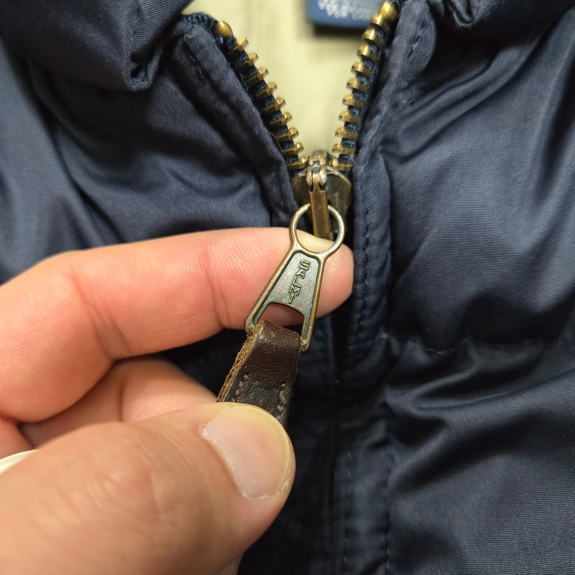 L 폴로랄프로렌 90s OG 푸퍼 패딩 네이비 made in usa  상품이미지4