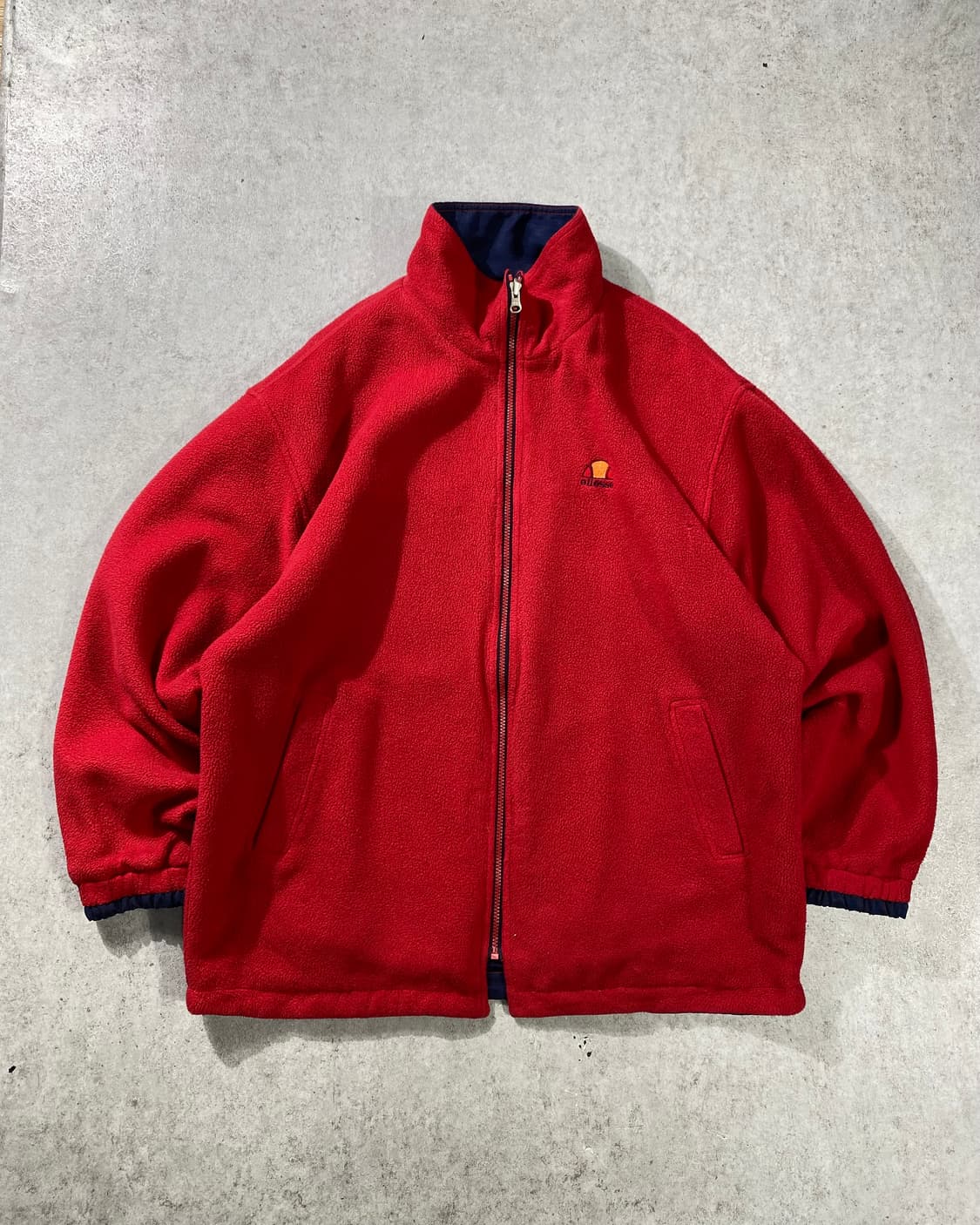 [XL] 90s ELLESSE 엘레쎄 올드스쿨 리버서블 플리스 자켓 상품이미지2