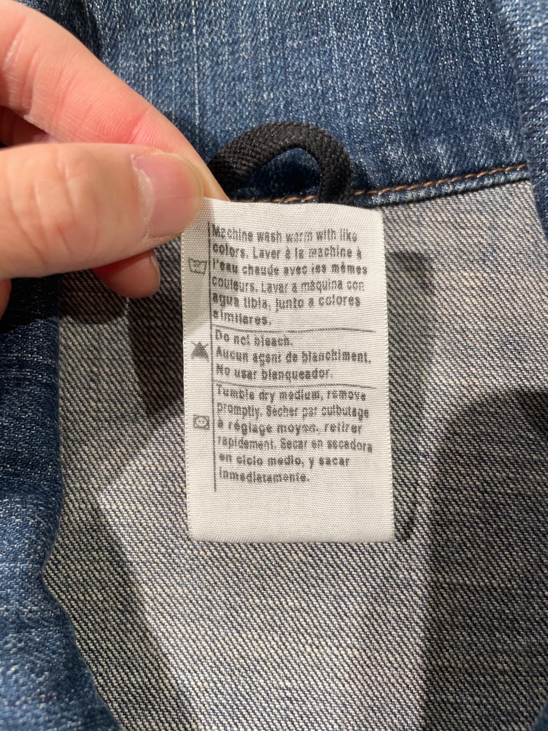 칼하트 우먼 WJ001 진청 스냅 버튼 데님 자켓 상품이미지8