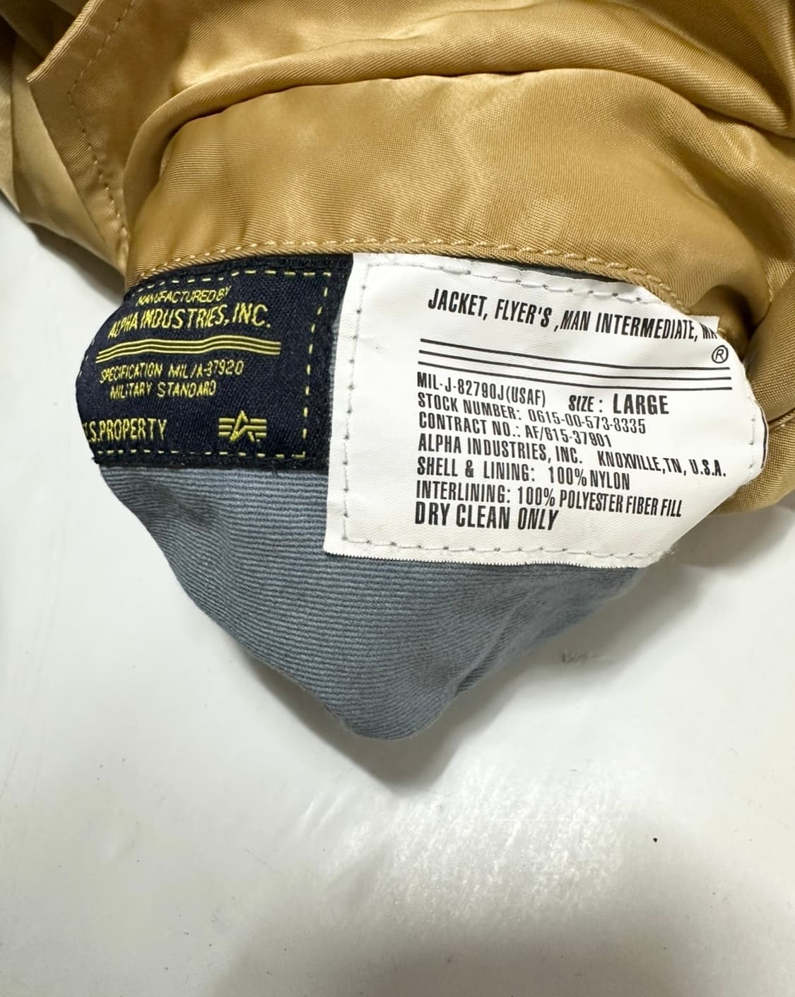 알파인더스트리 리버시블 항공점퍼 상품이미지5