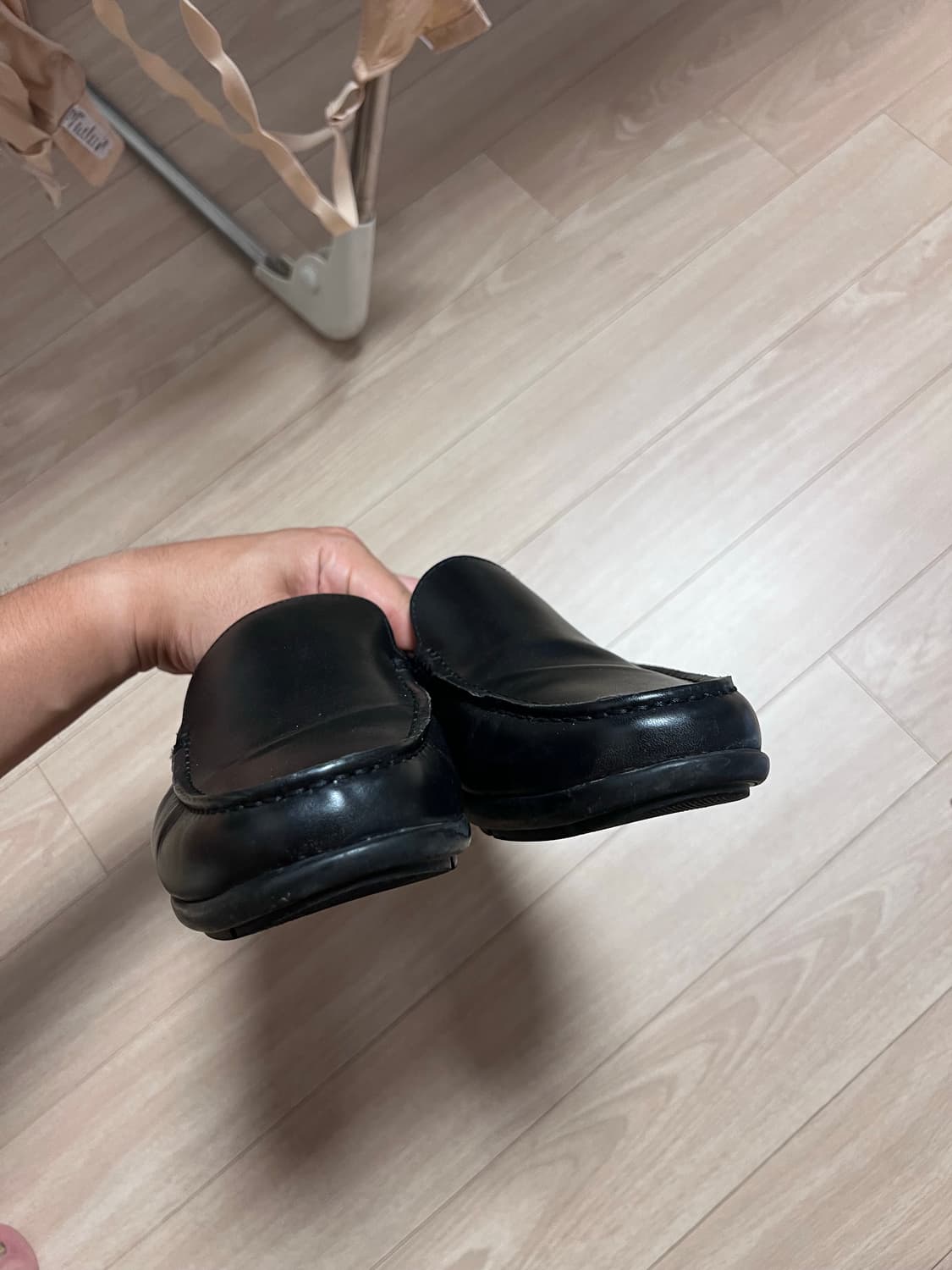 (43) 미소페 드라이빙 슈즈 로퍼 블랙  상품이미지5