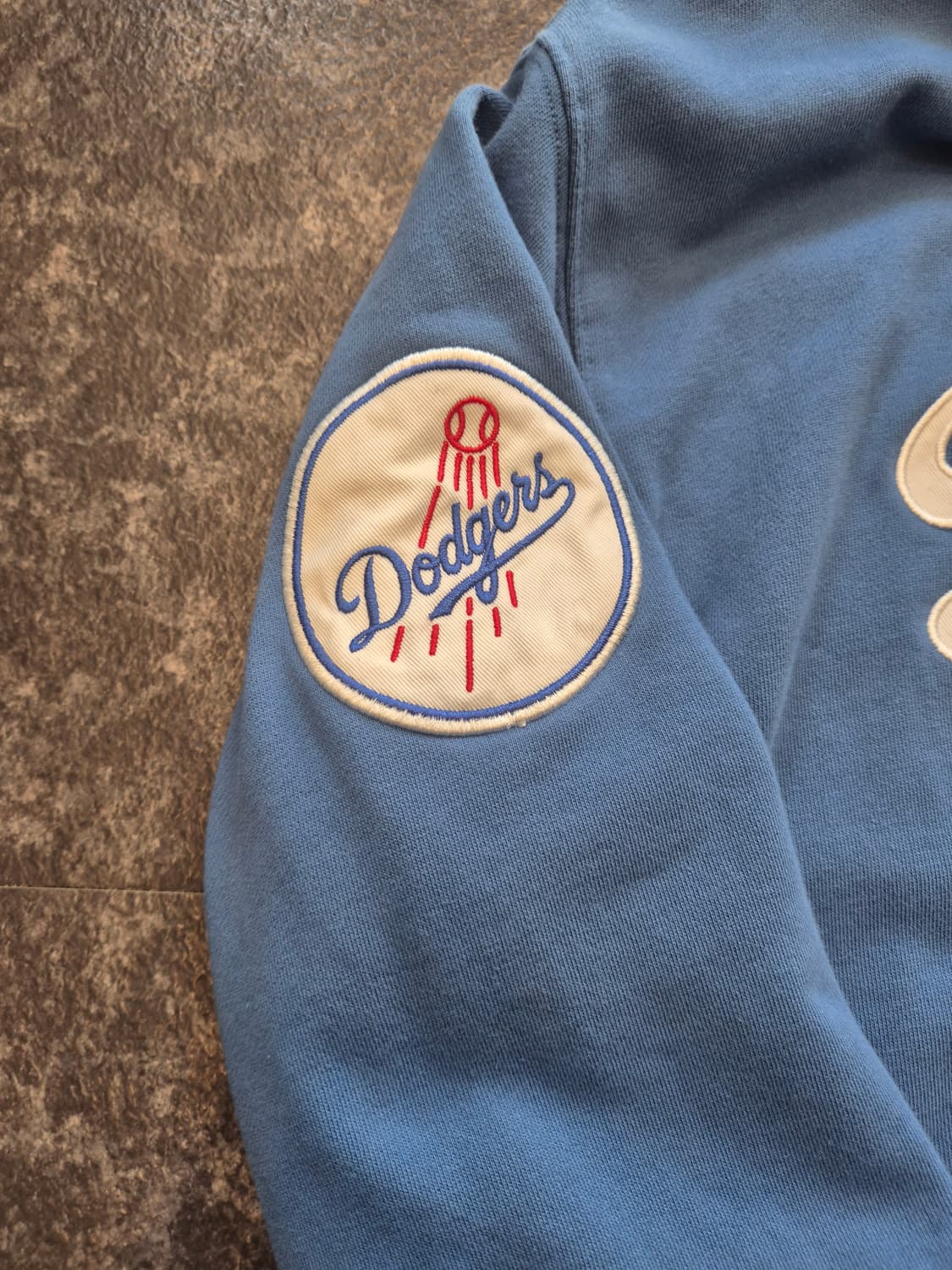 MLB LA 다저스 팀 레터링 후드 상품이미지2