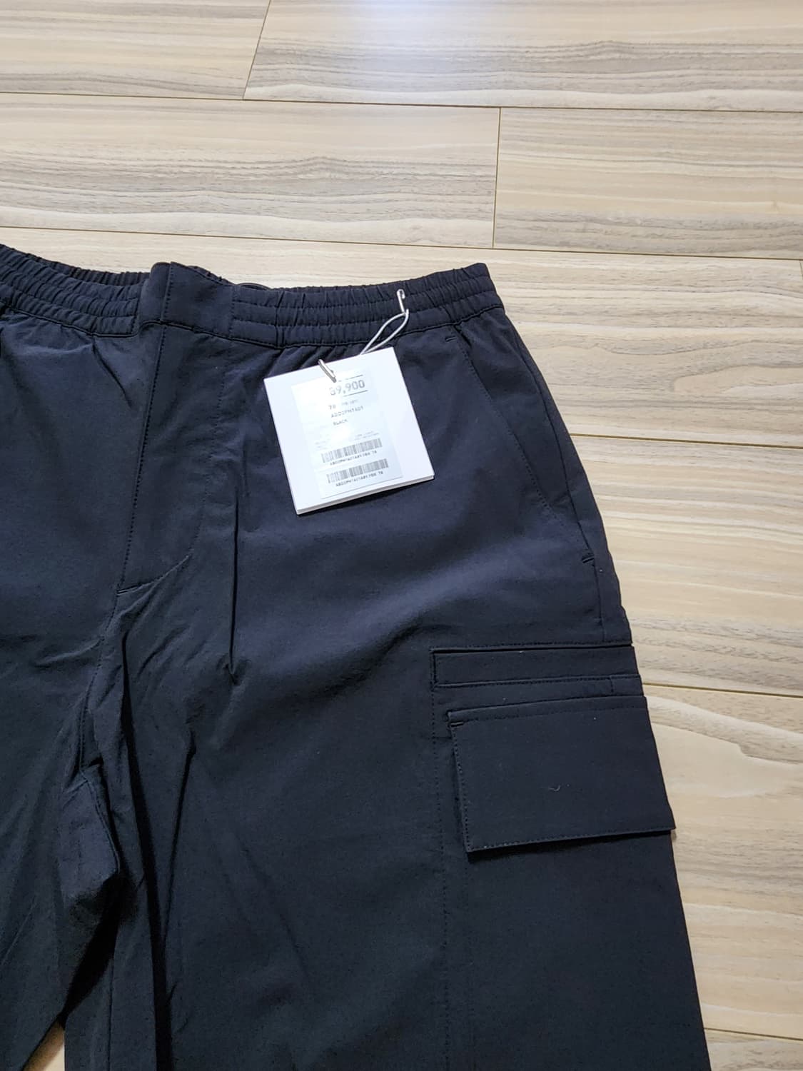 지오지아나일론우븐스판반바지쇼츠블랙 상품이미지2