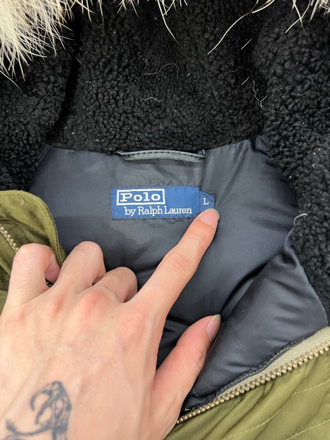 폴로 랄프로렌 타입 N-3B 라푼 퍼 파카 상품이미지7