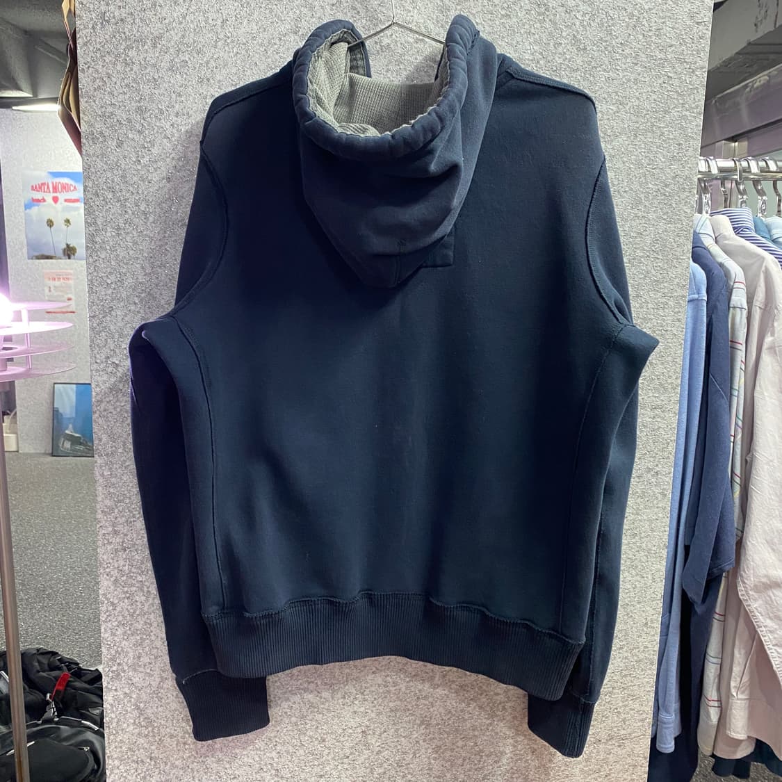 아베크롬비 스펠로고 네이비 후드집업 B4111 상품이미지5