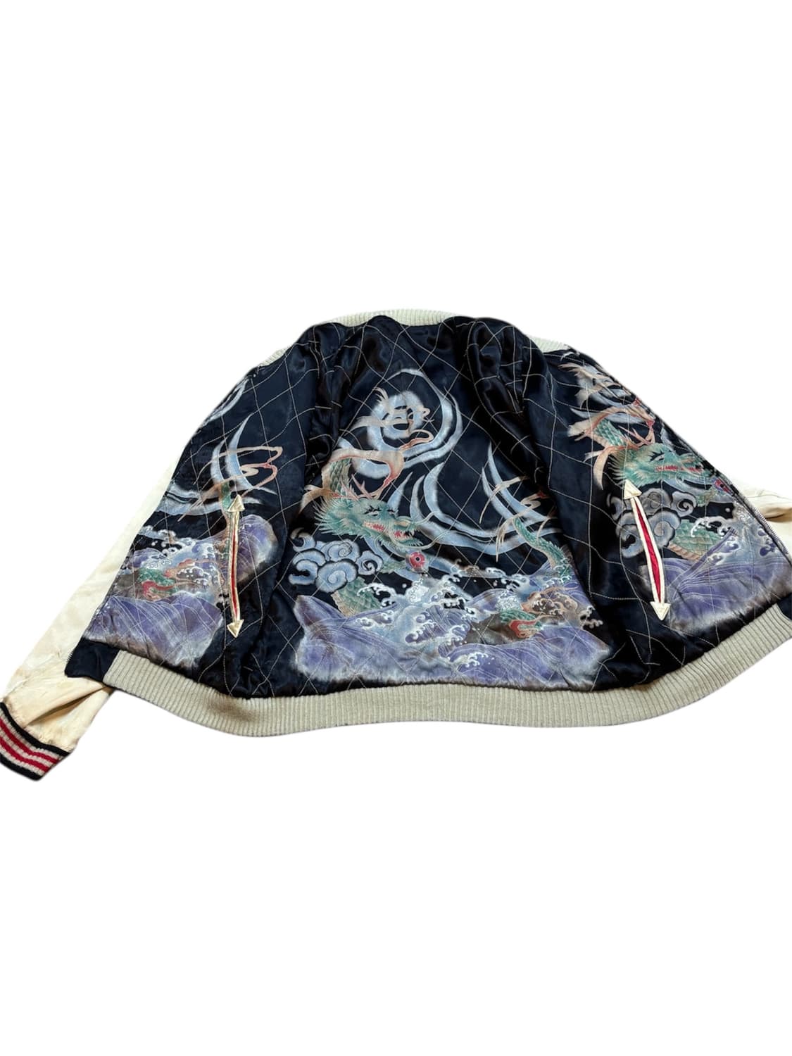 CROPPED HEADS 빈티지 리버시블 스카잔  상품이미지1