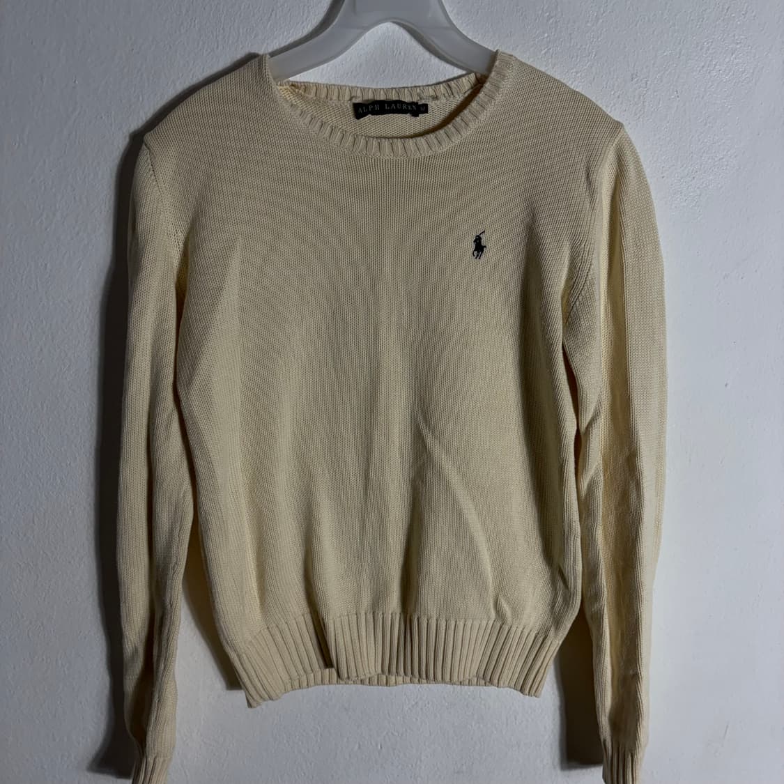 폴로 랄프로렌 아이보리색 니트(M) 상품이미지1