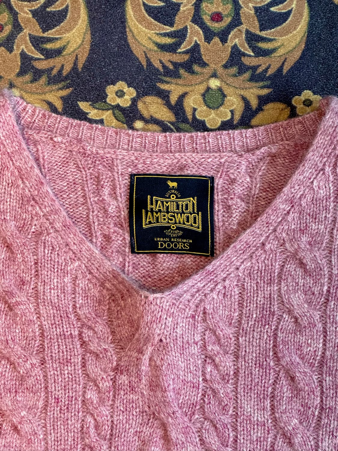 어반 리서치 해밀턴 램스울 케이블 니트 상품이미지3