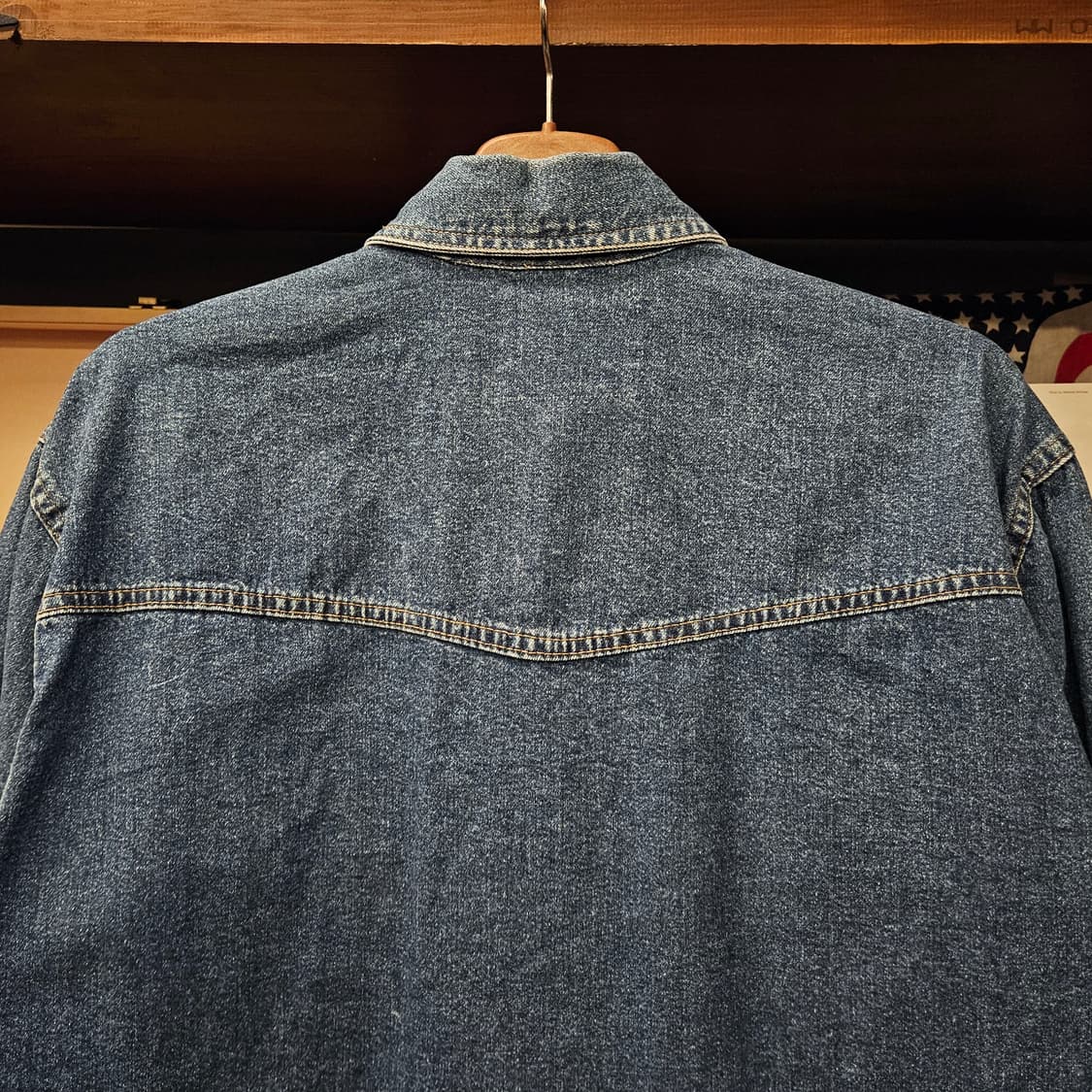 90s 리바이스 레드탭 헤비게이지 웨스턴 데님 셔츠 메탈버튼 N1135 상품이미지5
