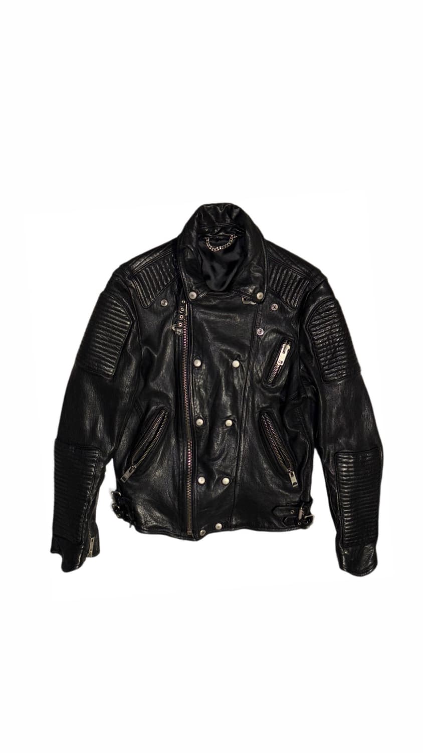 Sheepskin Leather Biker jacket 상품이미지1