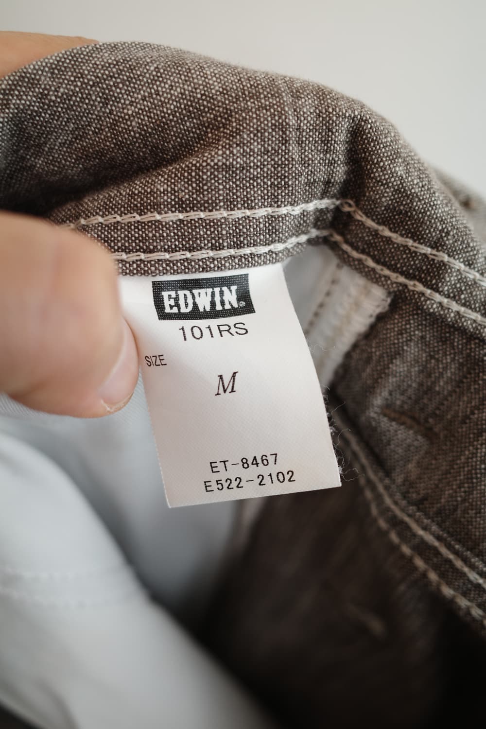 EDWIN 에드윈 샴브레이 코튼 팬츠 (28~34인치) 상품이미지6