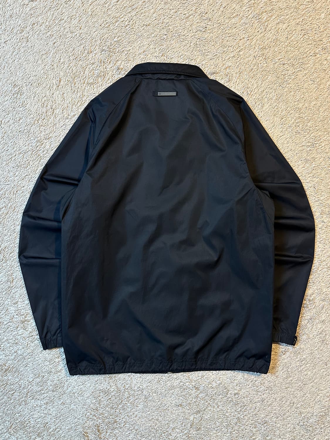 00's 나이키 올드스쿨 스우시 바람막이 자켓 블랙 상품이미지4