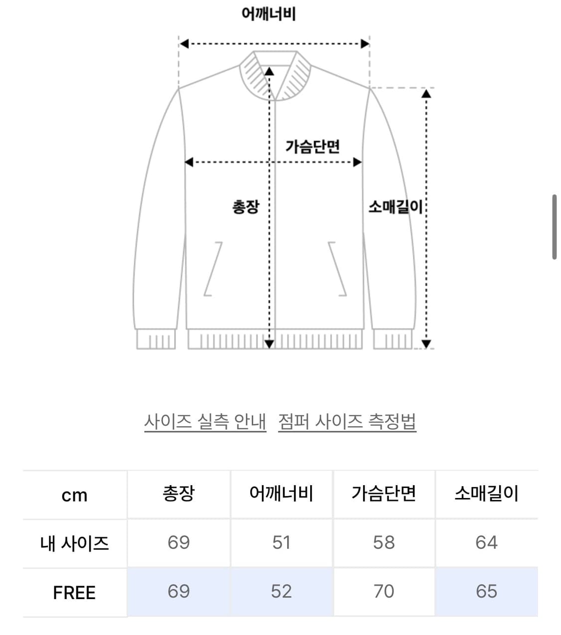 [새상품] 무드인사이드 화이트 패딩 (Free 사이즈) 상품이미지3