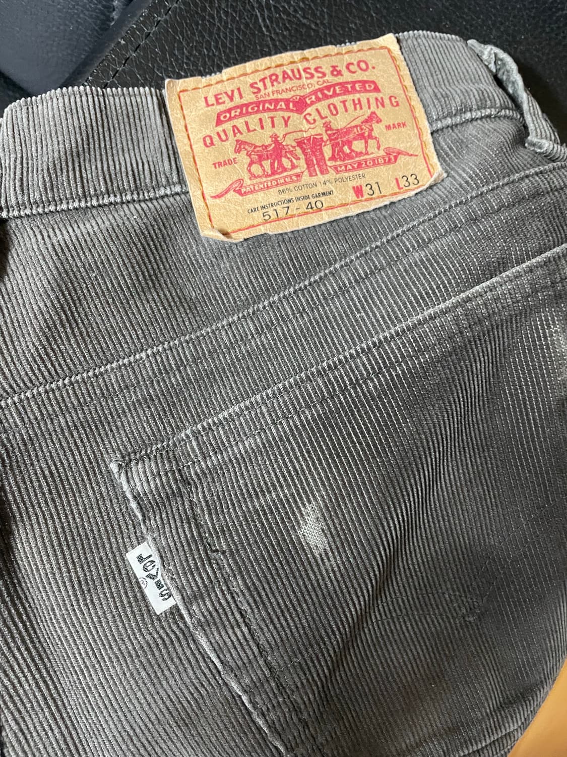 리바이스 517 코듀로이 일제 상품이미지3
