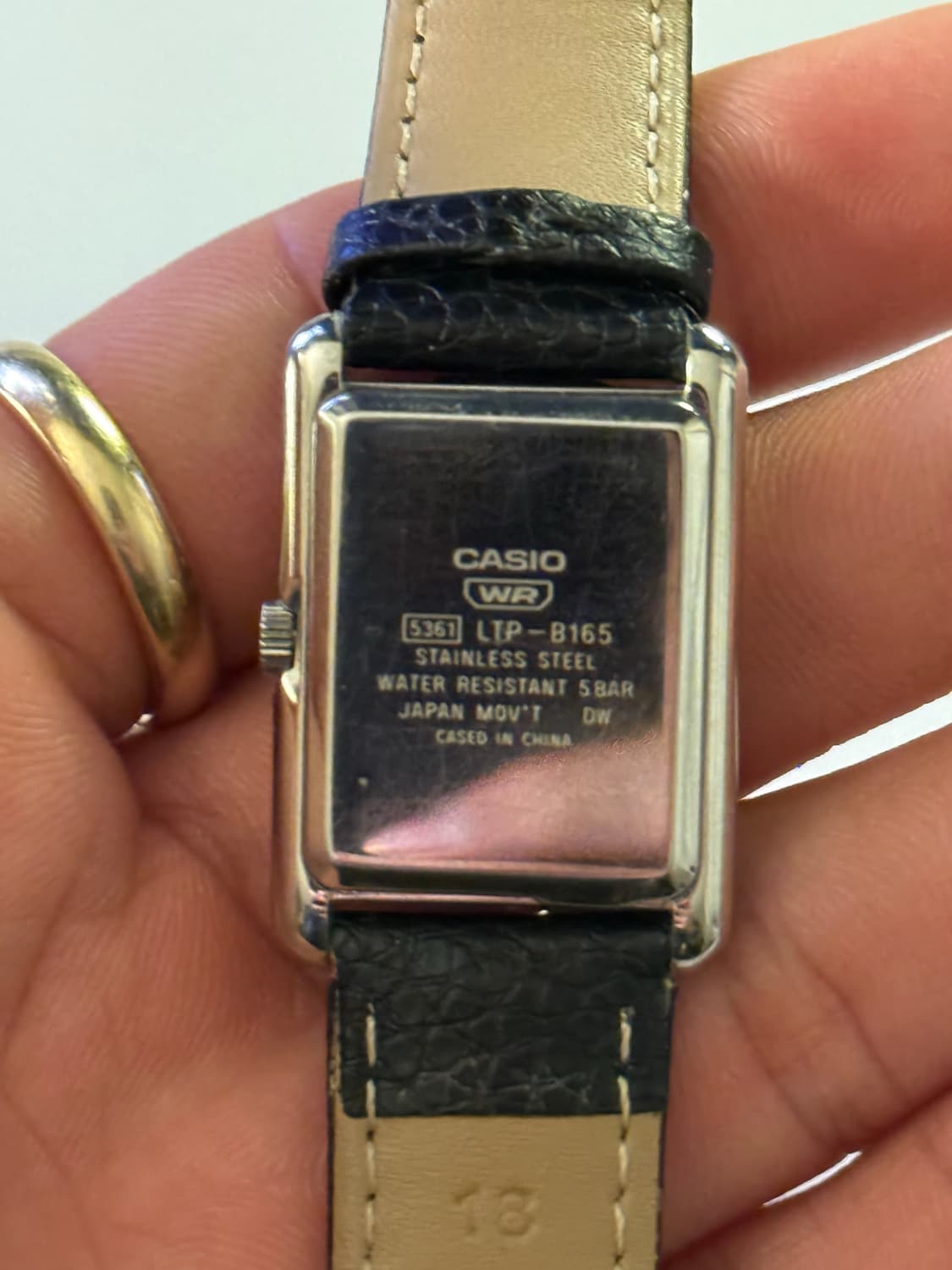 카시오 탱크 B165 민트 풀박스 카르띠에 상품이미지2