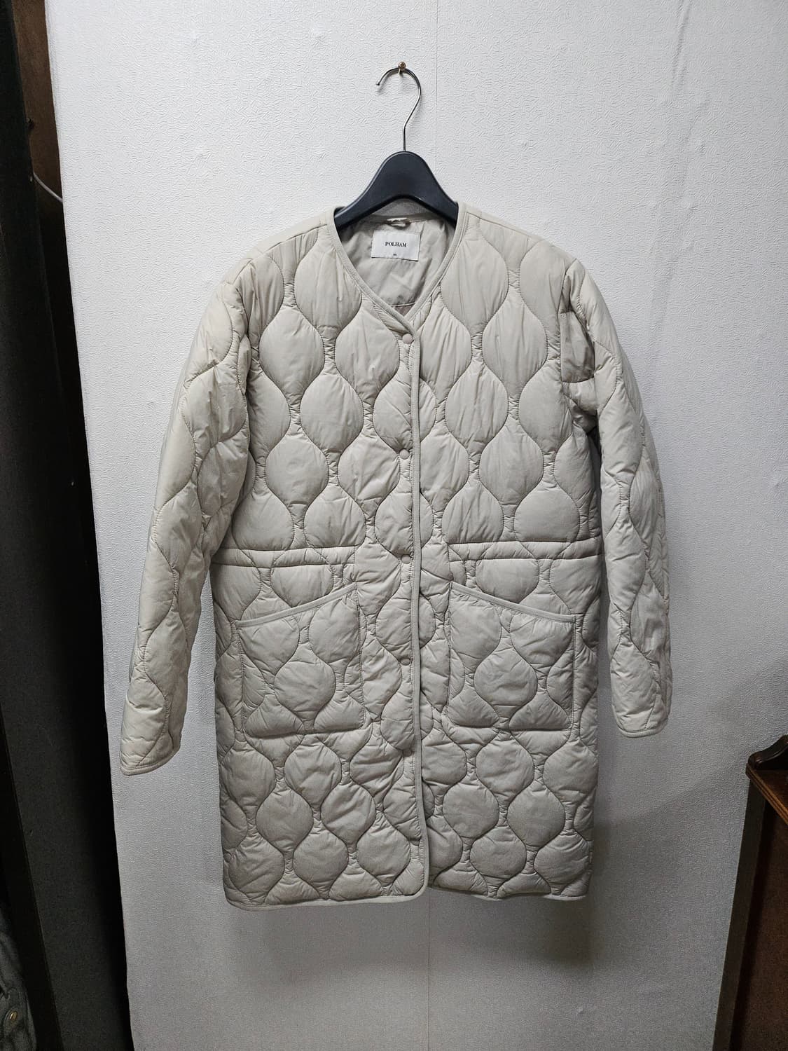 폴햄 아이보리 경량 롱 패딩  상품이미지1